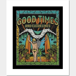 Good Times and Clean Lines Posters and Art